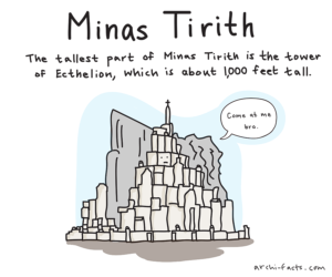 archifacts minas tirith gondor webcomic book